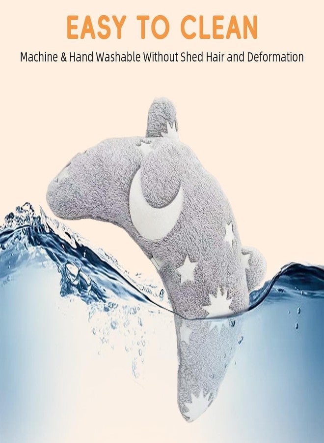 Qpets® Pet Pillow, Soft Plush Glow-in-the-Dark Pillow for Cat Dog, Star Design Sleeping Cushion with Head Neck Support, Durable & Easy-to-Clean (24X20cm) - Image 4